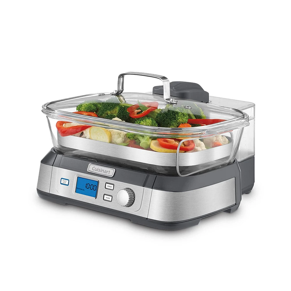 Cuisinart cuiseur-vapeur numérique en verre - STM-1000C