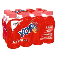 Yop by Yoplait Strawberry/Blueberry/Raspberry/Strawberry-Banana Drinkable Yogurt