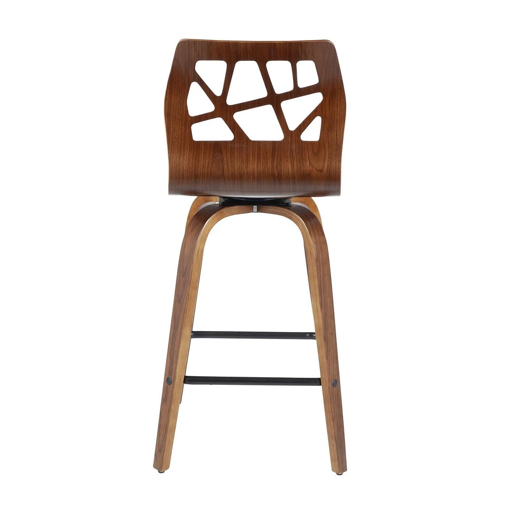 Tabouret de comptoir de comptoir moderne milieu-du-siècle Folia