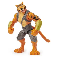 BATMAN, Figurine articulée BRONZE TIGER de 10 cm avec 3 accessoires mystère, Mission 2