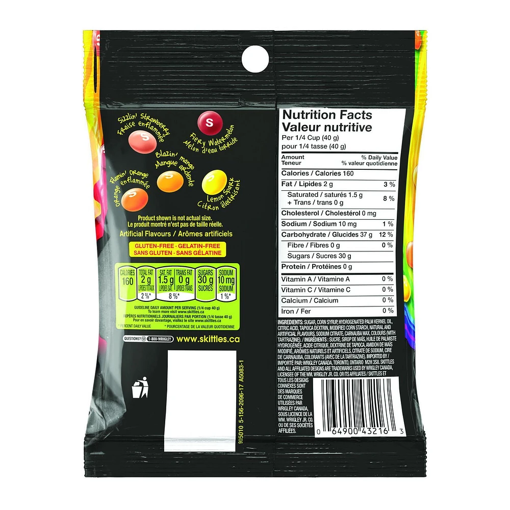 Skittles Sweet Heat Bite Size Candies