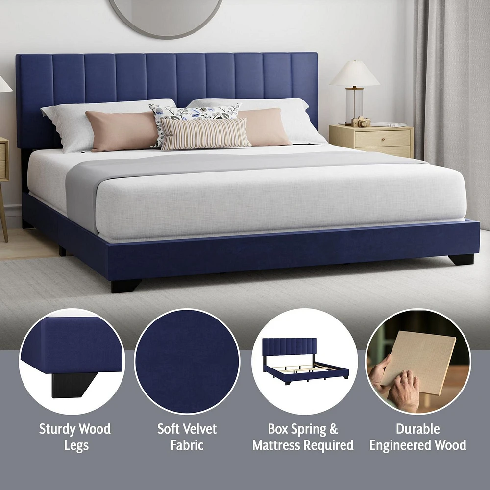 Lit rembourré Reece, par Hillsdale Living Essentials