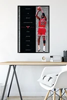 Michael Jordan - Heart Wall Poster