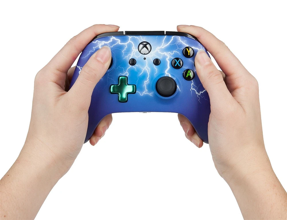 PowerA Enhanced Wired Controller for Xbox One – Spider Lightning