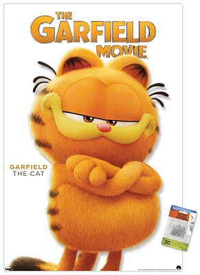The Garfield Movie - Garfield Feature Series 24 Wall Poster with Magnetic Frame, 22.375" x 34"