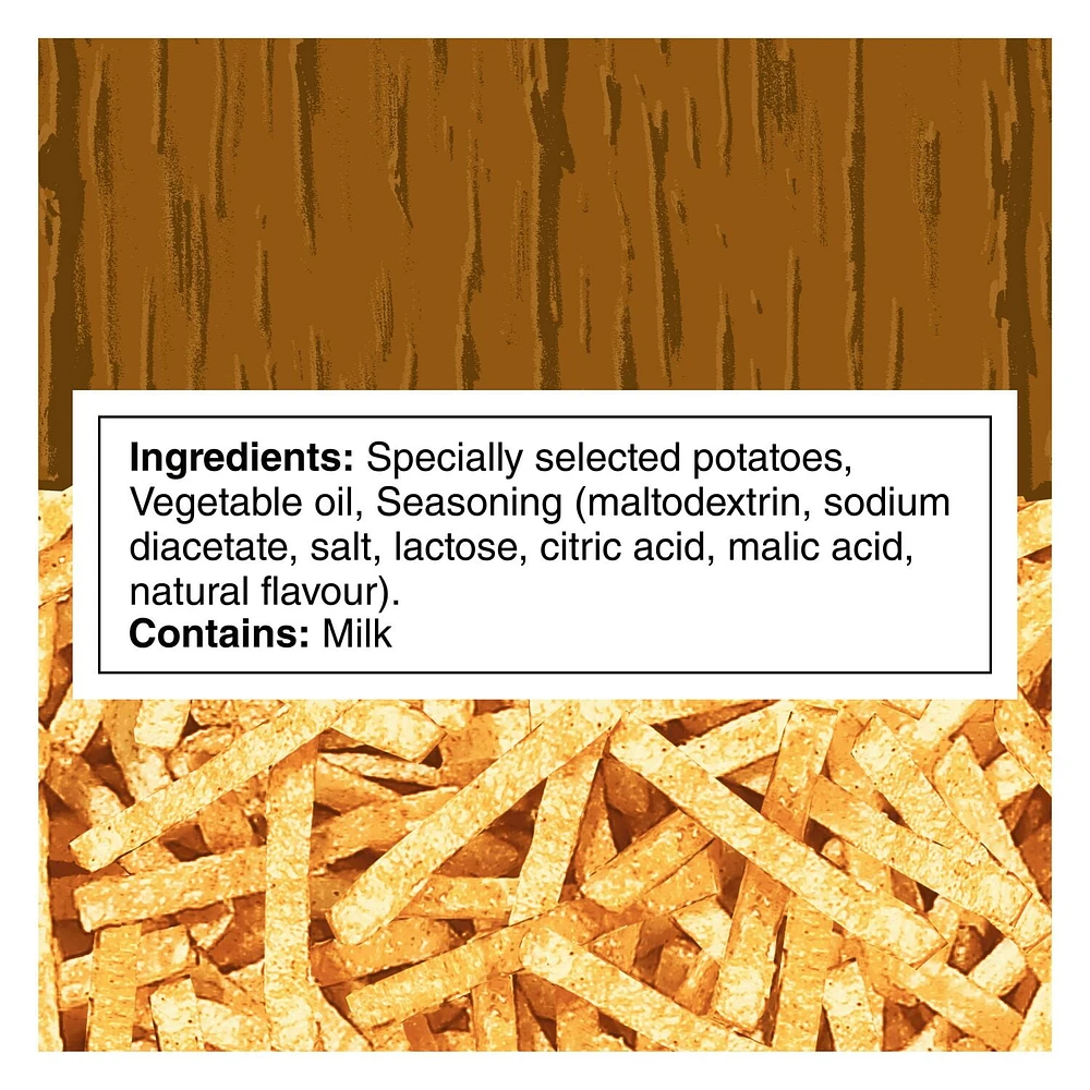 Hostess Hickory Sticks Salt & Vinegar Flavoured Potato Sticks, 275 g.