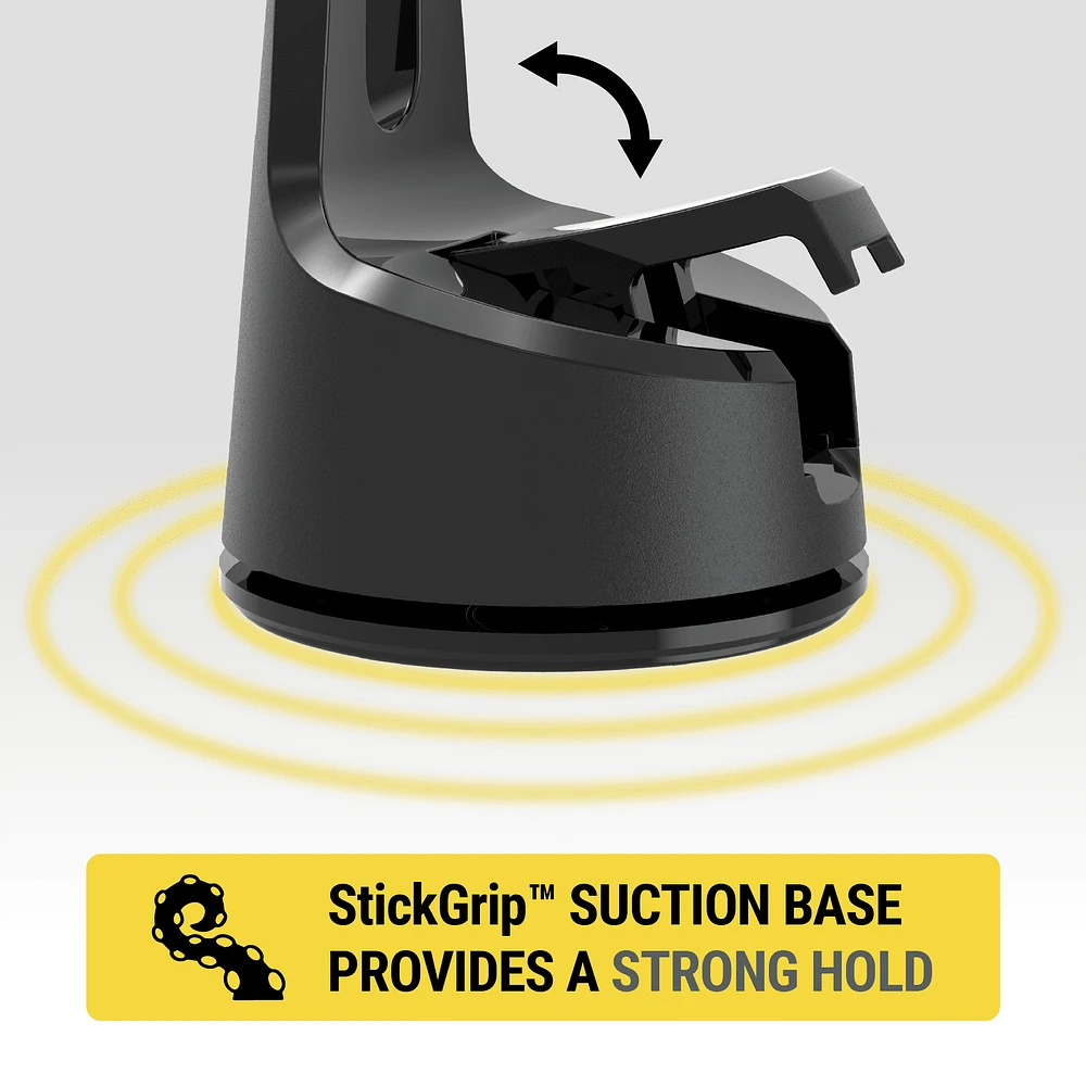Scosche MPQMRWD-SP Charge Pro Window/Dash Magnetic Wireless Charging Phone Mount, MM Charge Pro Window/Dash
