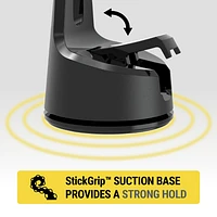 Scosche MPQMRWD-SP Charge Pro Window/Dash Magnetic Wireless Charging Phone Mount, MM Charge Pro Window/Dash