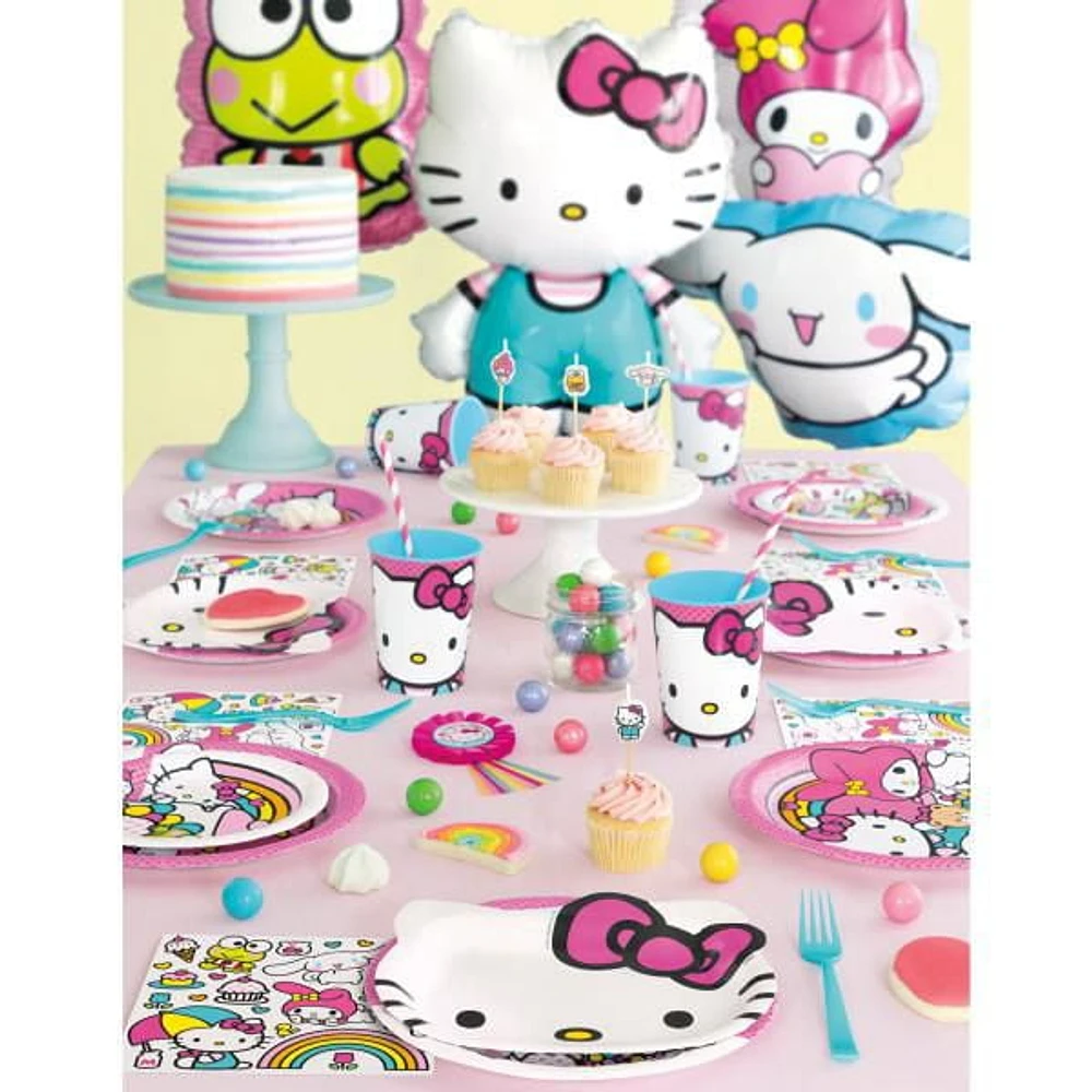 Nappe en plastique Hello Kitty, 84 po x 54 po 1 nappe mesure 54" x 84"