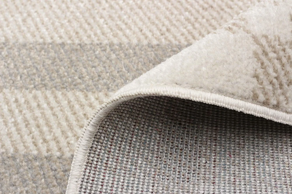 Tapis Lavable ECARPET à Carreaux pour Chambre, Salon, Chambre d'Enfant, Couloir