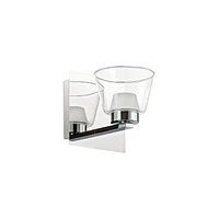 Meuble-lavabo Dainolite VLD836-1W-PC en chrome poli