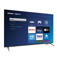 Philips 75" 4K UHD LED Roku Smart TV 75PUL6673/F6, 4 HDMI, USB 2.0