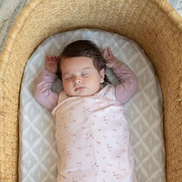 Couverture à Emmailloter HALO® SleepSack® - coton - rose fleuri
