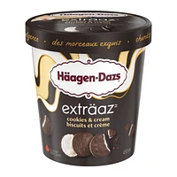 HÄAGEN-DAZS EXTRÄAZ Cookies & Cream Ice Cream 450 ml, E-HAGEN DAZS HD EXTRZ CKS&CRM