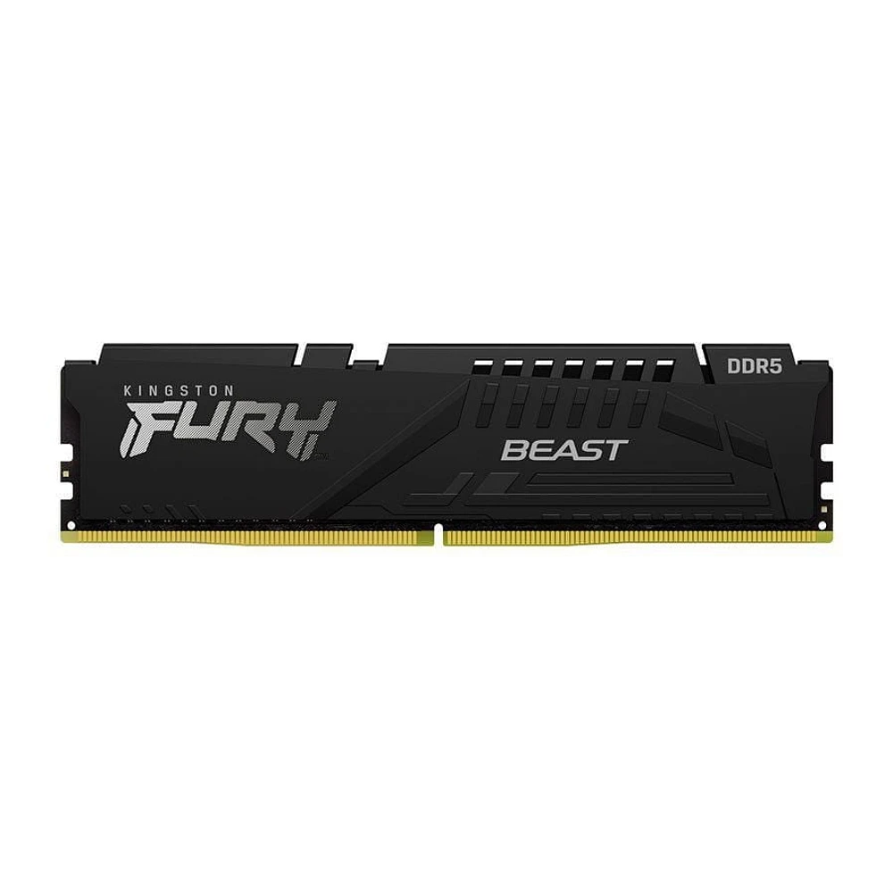 Kingston Fury Beast Black 8GB 5200MT/s DDR5 CL40 XMP 3.0 Ready Computer Memory Single Module KF552C40BB-8