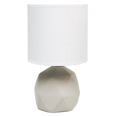 Lampe en béton géométrique Simple Designs