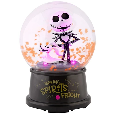 Tabletop Globe 4.5" Stylized Jack Skellington and Zero Disney
