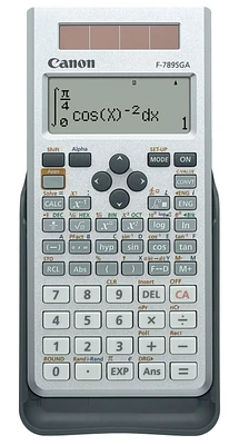Calculatrice scientifique F-789SGA de Canon avec 18 chiffres et 4 lignes d'affichages