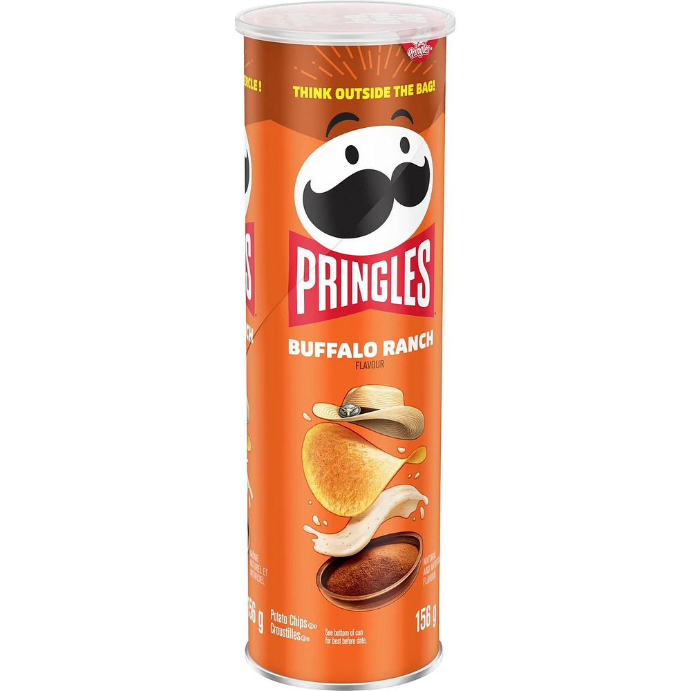 Pringles Buffalo Ranch Potato Chips 156 G, 156g