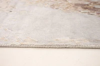 ECARPETGALLERY 5'3" x 7'6" Carved Galleria Hand Loomed Area Rug for Living Room, Dining Room and Bedroom in Grey