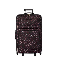 JT 4PC SET AST, 4 Piece Suitcase Set: 25 Inch Luggage, Carry On Suitcase, Tote Bag & Toiletry Kit