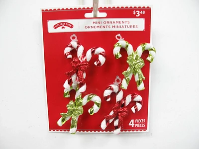 Sucre d'orge scintillant Holiday Time en paq. de 4
