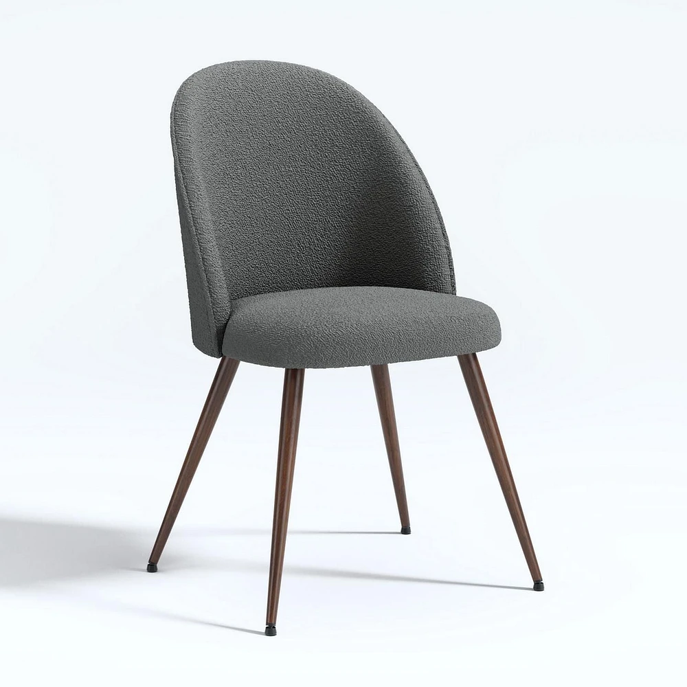 Homycasa Lot de 2 chaises de salle à manger – Rembourrage en tissu à dossier haut pour îlot de cuisine et salle à manger