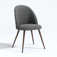 Homycasa Lot de 2 chaises de salle à manger – Rembourrage en tissu à dossier haut pour îlot de cuisine et salle à manger