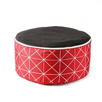 Repose-pieds gonflable - geo rouge