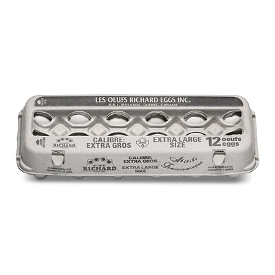Richard Extra Large White Eggs, 12 count