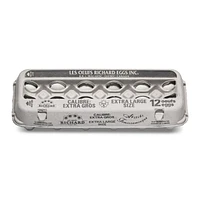 Richard Extra Large White Eggs, 12 count