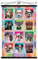 Keith Kimberlin - Puppies - Sunglasses Wall Poster, 22.375" x 34"