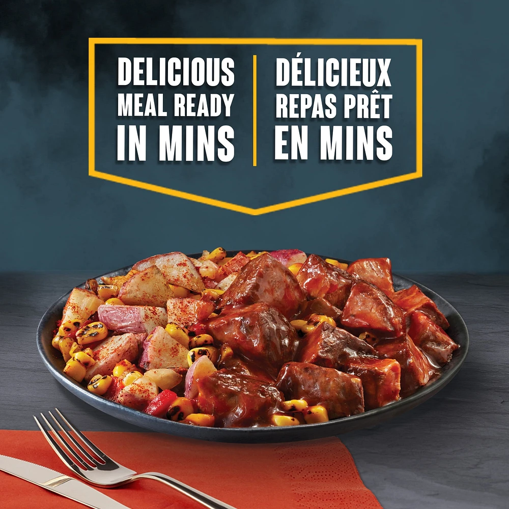 CRAVE Smokey BBQ Angus Beef Frozen Meal, 283g