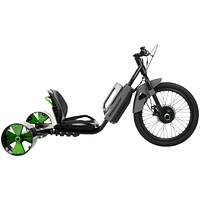 Huffy Green Machine 36-Volt Electric Drift Trike, Black, for Adults