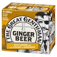 The Great Gentleman Spicy Ginger Beer, 6 x 250ml