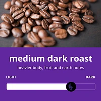 Ethical Bean Fairtrade Organic Coffee, Lush Medium Dark Roast, Ground Coffee, 227g