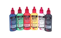 Tulip 1,25 fl oz peinture dimensionnelle pour tissu 6 pack mat Peinture textile dimensionnelle