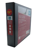 PEN+GEAR HEAVY DUTY VIEW 1.5 BINDER BLACK