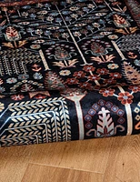 Tapis d'appoint Emerald Myer ivoire & or de 3 pi 3 po x 5 pi