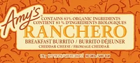 E-AMYS ORGANIC RANCHERO BURRITO D