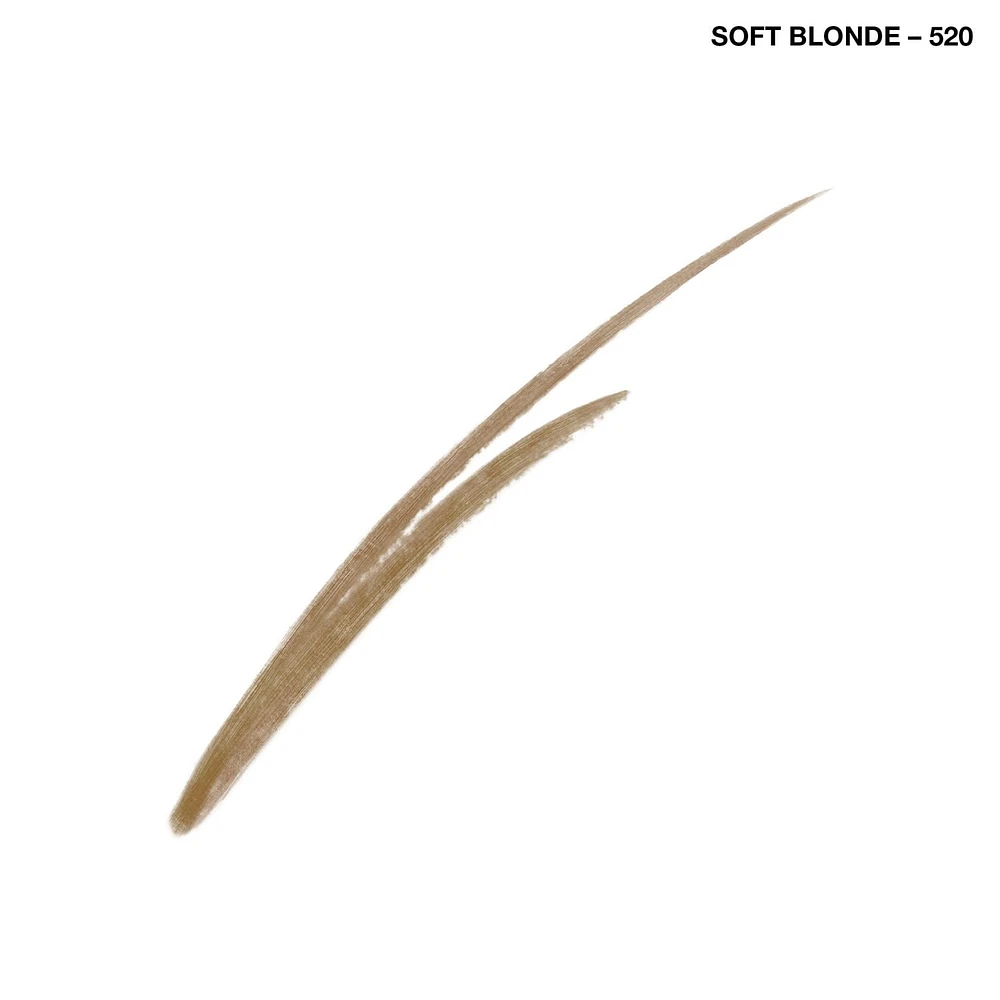 COVERGIRL Crayon à sourcils Easy Breezy Brow Fill + Define, taille-crayon inclus, formule longue durée, très pigmentée et facile à estomper, 100% Sans Cruauté Taille-crayon inclus