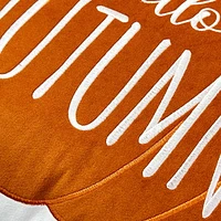 Way to Celebrate! Hello Autumn Pumpkin Decorative Pillow