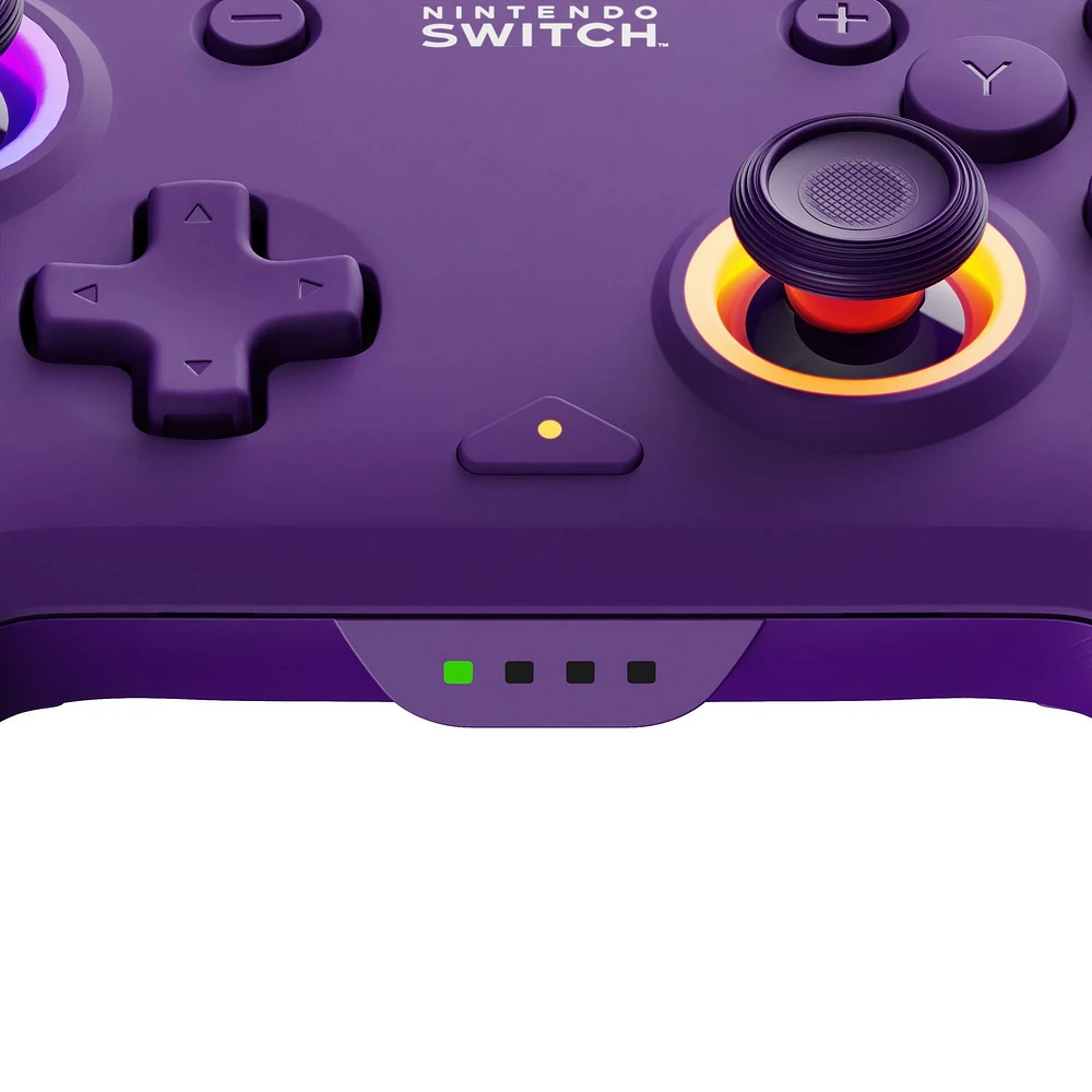 PDP Afterglow™ Wave Wireless Controller: Purple - Nintendo Switch, & Nintendo Switch - OLED Model, PDP AG Wave WL CNTRL: Purple