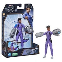 Marvel Studios' Black Panther: Wakanda Forever, figurine articulée Shuri Effet vibranium de 15 cm, jouet pour enfants, à partir de 4 ans