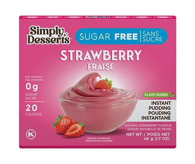 Simply Desserts - Pudding à la fraise, 48g