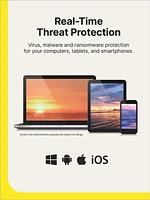 Norton 360 Deluxe logiciel antivirus pour 5 appareils abonnement d'un an téléchargem