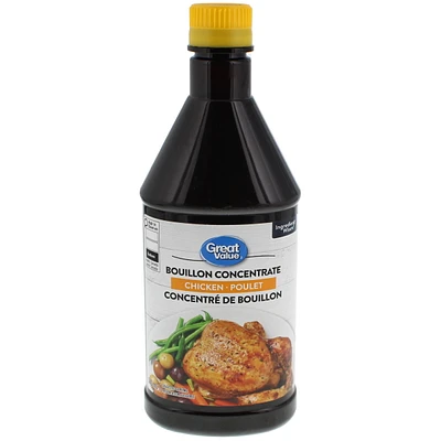 Great Value Chicken Bouillon Concentrate, 500 mL