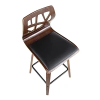 Tabouret de comptoir de comptoir moderne milieu-du-siècle Folia