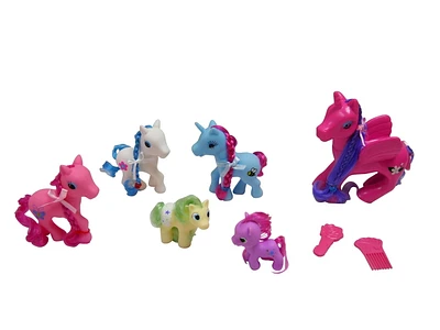 kid connection Flying Horse Family Set (hot Pink)