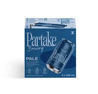 Partake - Pale, 4 x 355 mL Cans, Craft Non-Alcoholic Beer